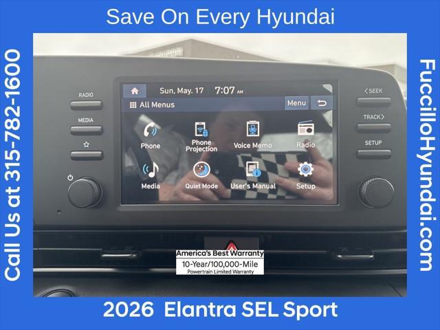 2026 Hyundai Elantra SEL Sport