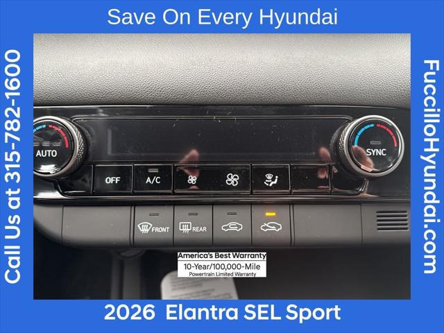 2026 Hyundai Elantra SEL Sport