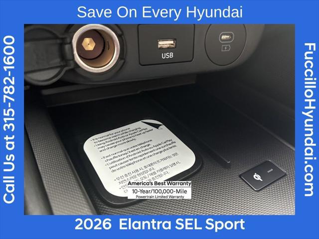 2026 Hyundai Elantra SEL Sport