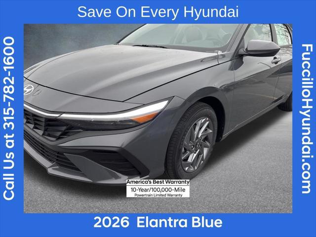 2026 Hyundai Elantra Hybrid Blue for sale in WATERTOWN, NY
