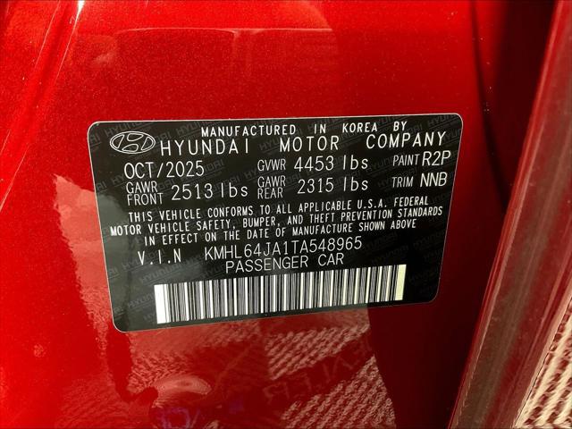 2026 Hyundai Sonata SEL Sport
