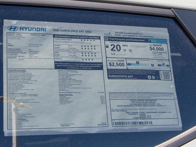 2026 Hyundai Santa Cruz XRT