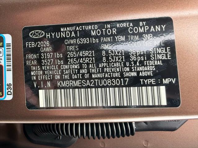 2026 Hyundai Palisade Calligraphy