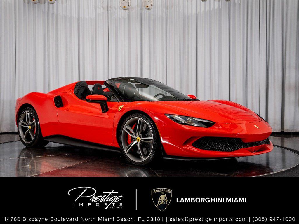 Rosso Corsa 2024 Ferrari 296 GTS Convertible Rear-Wheel Drive Automatic