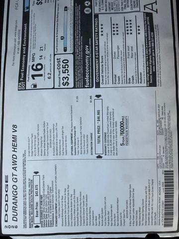 2026 Dodge Durango GT AWD HEMI V8