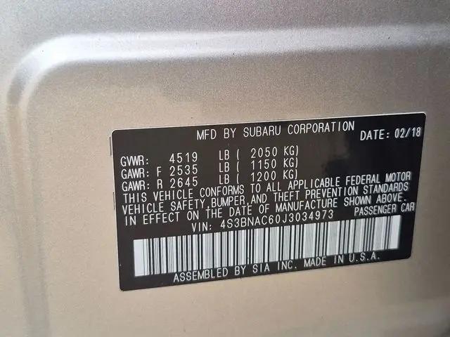 2018 Subaru Legacy 2.5i Premium