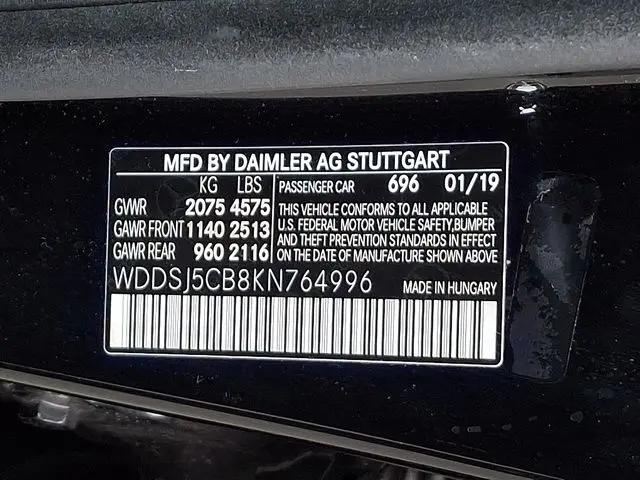2019 Mercedes-Benz CLA 4MATIC