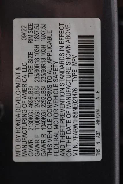 2022 Honda CR-V 2WD EX