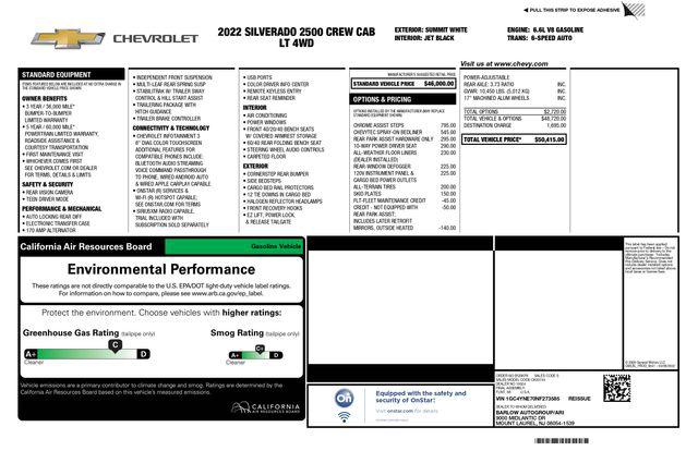 2022 Chevrolet Silverado 2500HD 4WD Crew Cab Standard Bed LT
