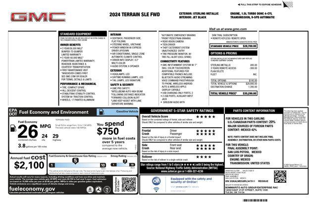2024 GMC Terrain FWD SLE