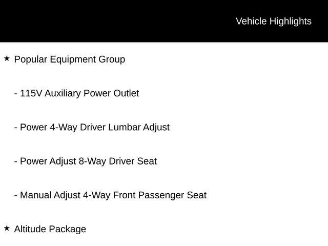 2020 Jeep Renegade Altitude FWD