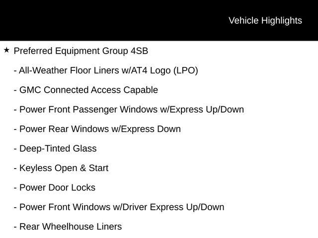 2020 GMC Sierra 1500 4WD Crew Cab Short Box AT4