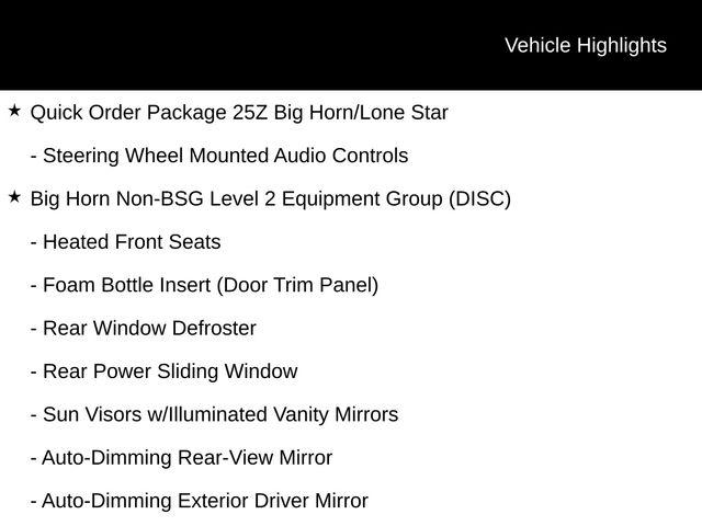 2019 Ram 1500 Big Horn/Lone Star Crew Cab 4x4 5'7" Box