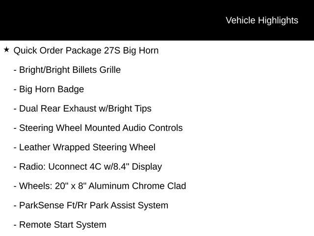 2019 Ram 1500 Classic Big Horn Crew Cab 4x4 5'7" Box