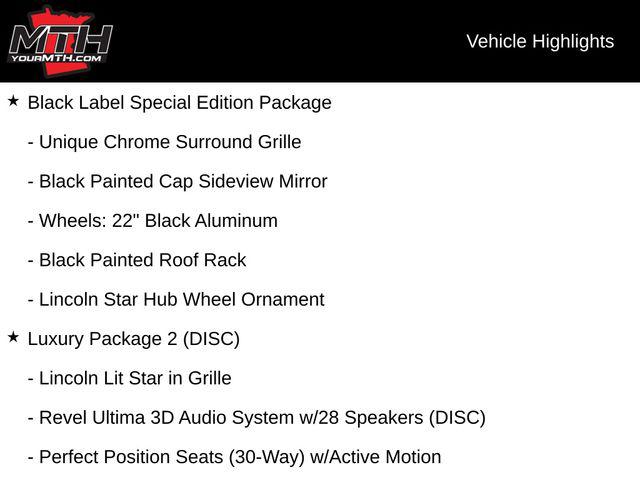 2022 Lincoln Navigator Black Label