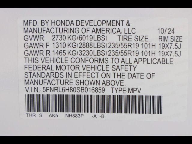 2025 Honda Odyssey Touring