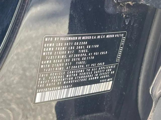 2019 Volkswagen Tiguan 2.0T SE