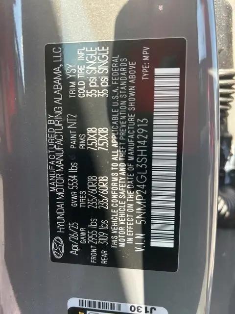2025 Hyundai Santa Fe SEL