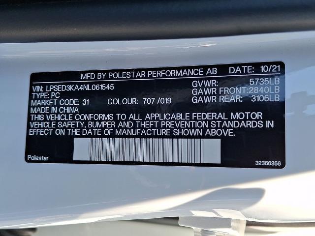 2022 Polestar 2 Long Range Dual Motor