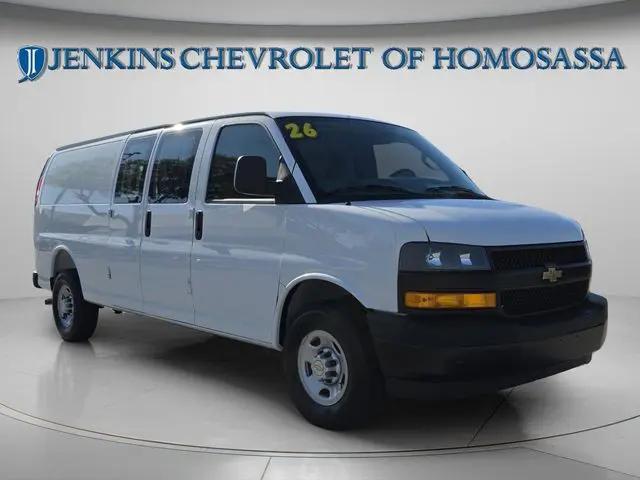 2026 Chevrolet Express Cargo Van 2500 Extended Wheelbase, WT, RWD for sale in Homosassa, FL