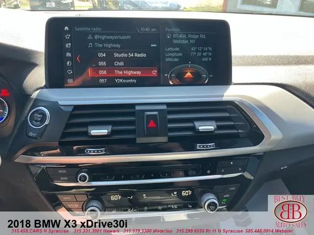 2018 BMW X3 xDrive30i