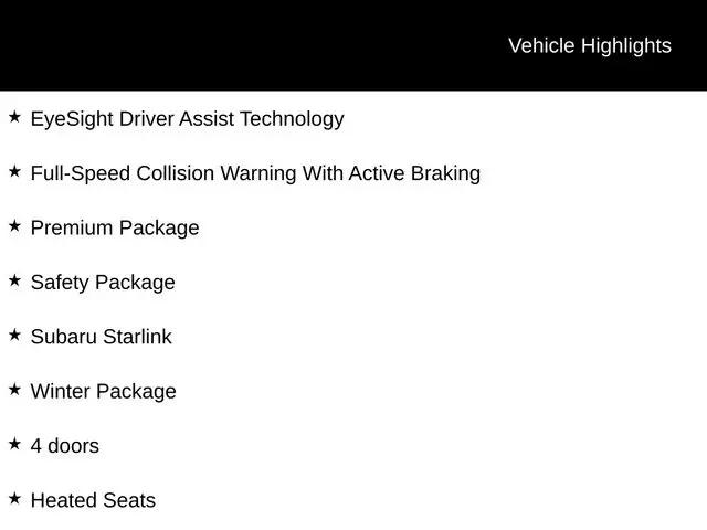 2025 Subaru Legacy Premium