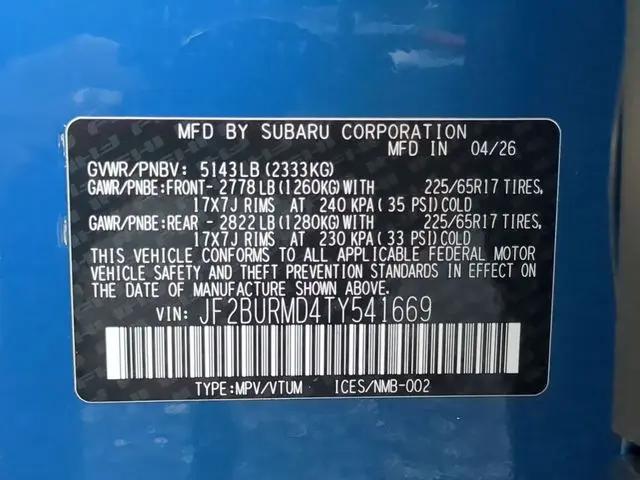 2026 Subaru Outback Wilderness