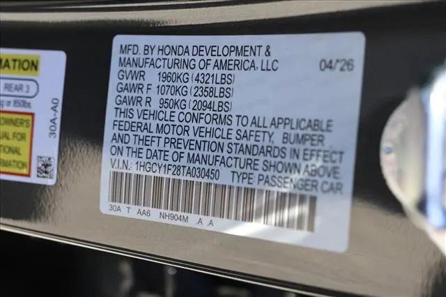 2026 Honda Accord Sedan LX