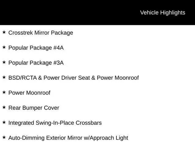 2025 Subaru Crosstrek Sport