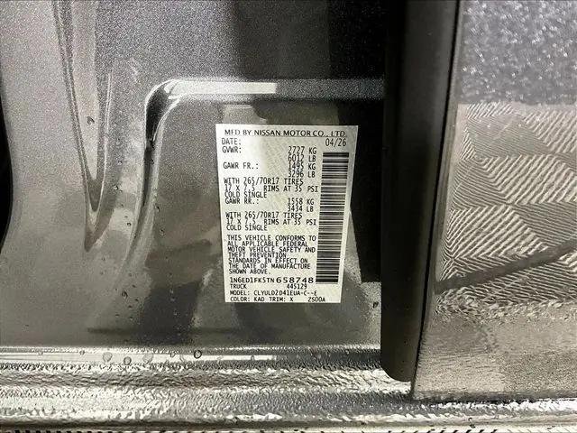 2026 Nissan Frontier Crew Cab Long Bed PRO-4X 4x4