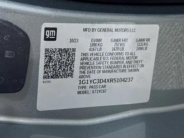 2024 Chevrolet Corvette Stingray RWD Convertible 3LT