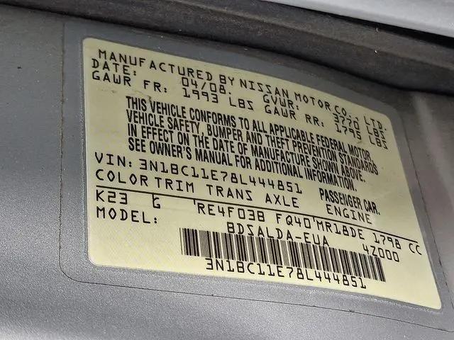2008 Nissan Versa 1.8S
