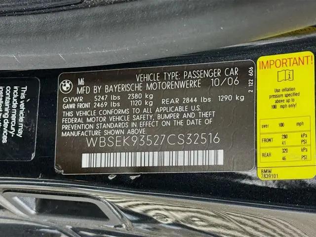 2007 BMW M6 Standard