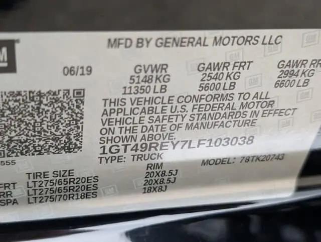 2020 GMC Sierra 2500HD 4WD Crew Cab Standard Bed Denali