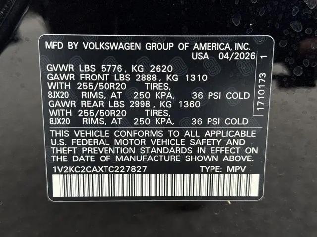 2026 Volkswagen Atlas Cross Sport SE with Technology