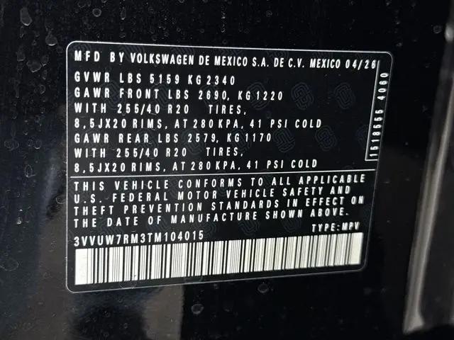 2026 Volkswagen Tiguan SEL R-Line Turbo