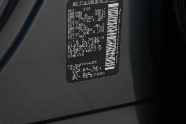 2025 Nissan Armada Platinum Reserve 4WD