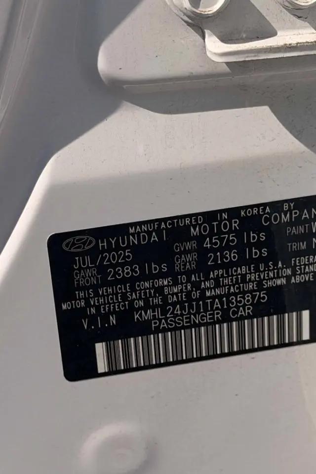 2026 Hyundai Sonata Hybrid Blue