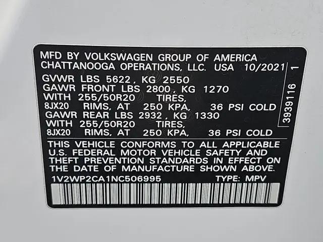 2022 Volkswagen Atlas 2.0T SE w/Technology