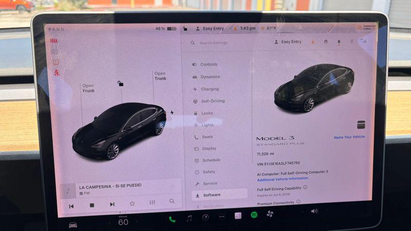 2020 Tesla Model 3 Standard Range Plus Rear-Wheel Drive
