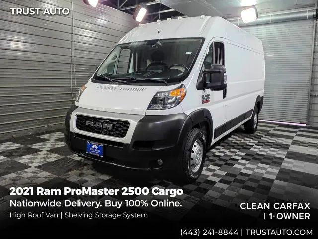 2021 Ram ProMaster 2500 Cargo Van High Roof 159" WB for sale in Sykesville, MD