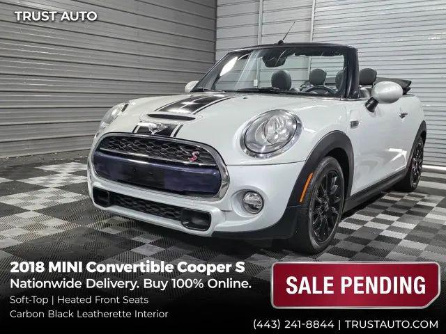 2018 MINI Convertible Cooper S for sale in Sykesville, MD