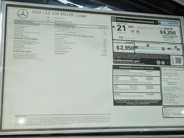 2026 Mercedes-Benz GLE 450 4MATIC