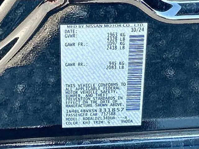 2025 Nissan Altima S FWD