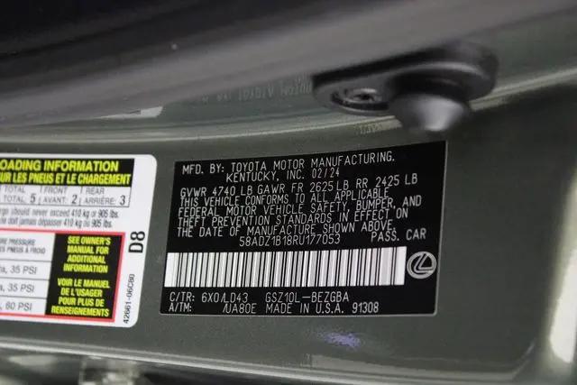2024 Lexus ES 350 ES 350