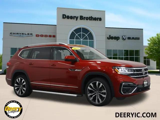 2021 Volkswagen Atlas 3.6L V6 SEL Premium R-Line for sale in Iowa City, IA