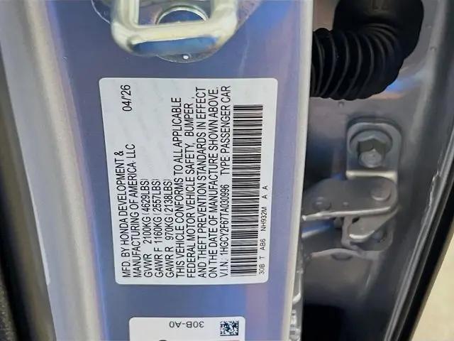 2026 Honda Accord Sedan EX-L