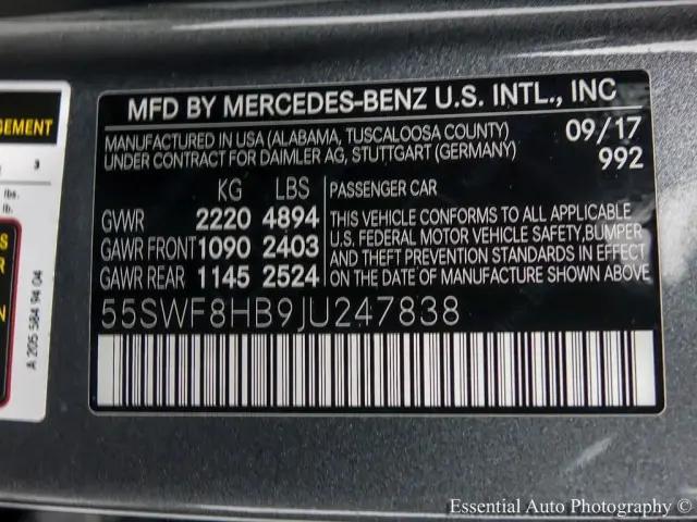 2018 Mercedes-Benz AMG C 63 S