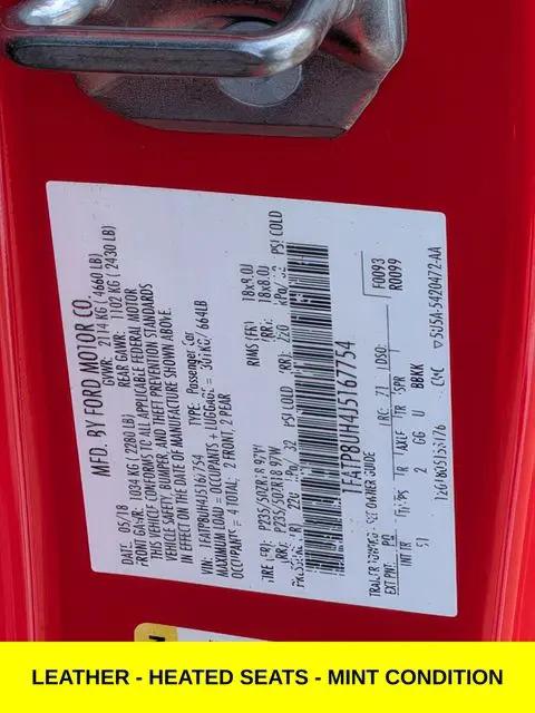 2018 Ford Mustang EcoBoost Premium