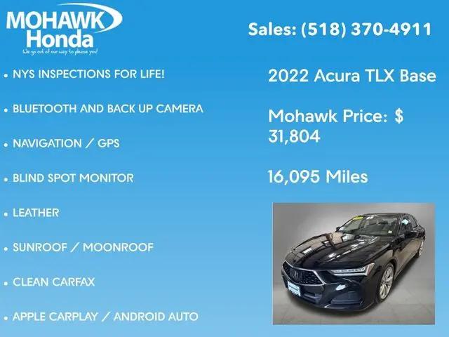 2022 Acura TLX Technology Package